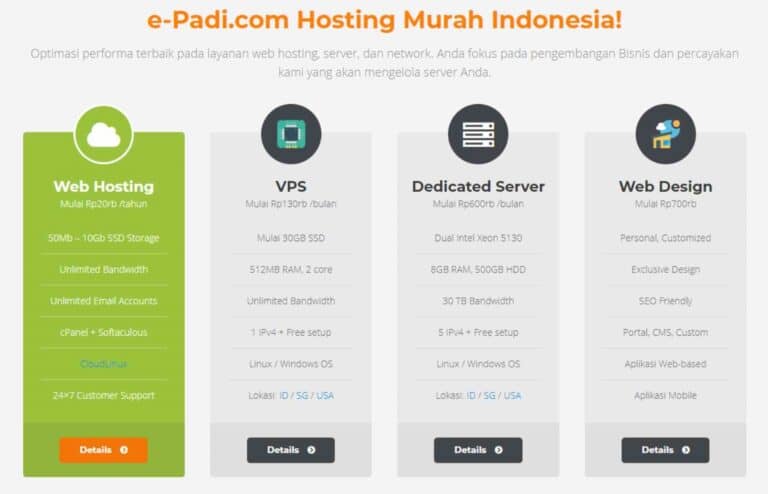 hosting review e-padi